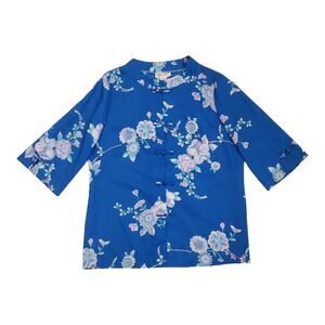 NEW with Tag Mei Jane of Hawaii Vintage 1960s Hawaiian Blouse Made in Hawaii USA